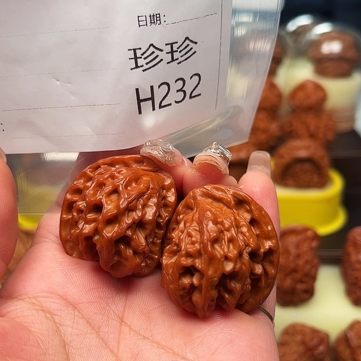 文玩核桃把件半壁