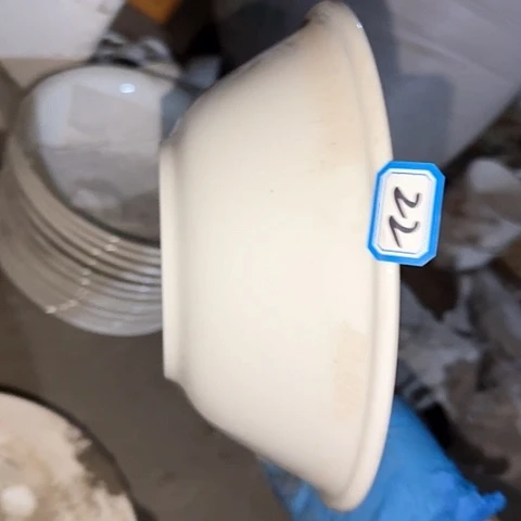 瓷片国营厂库存微瑕20厘米22