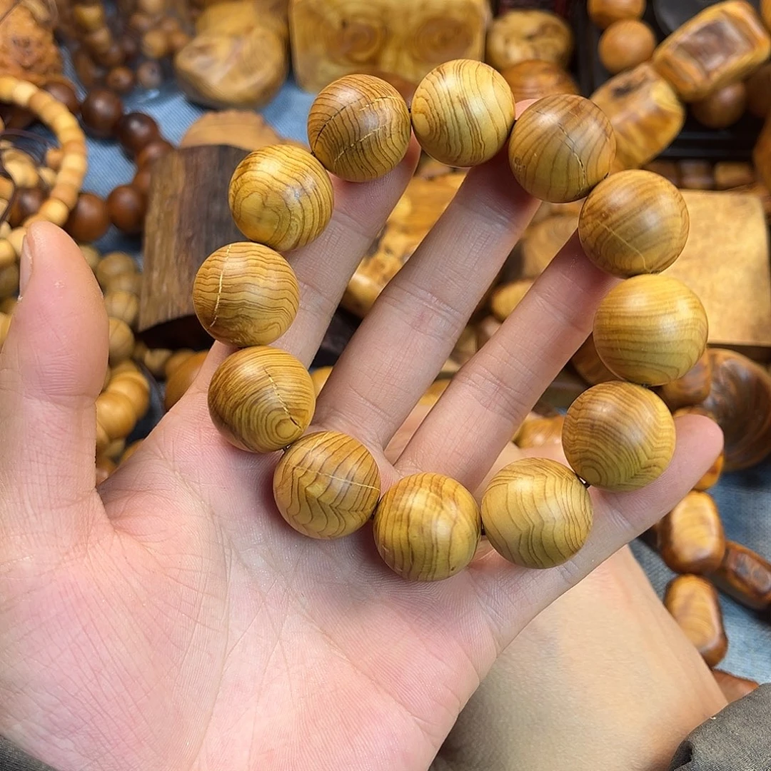 手串/手链柏木（崖柏）20雷击料瑕疵