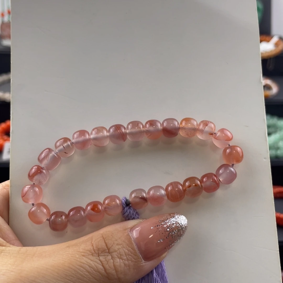 未镶嵌手串南红玛瑙