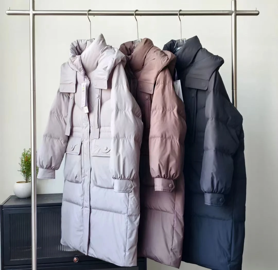 BENGEN/冰洁休闲长款过膝修身反季羽绒服(扣号链接非直播勿拍）