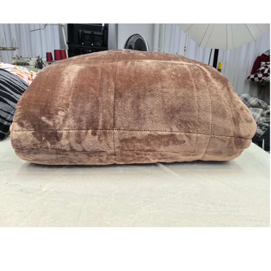 被子加大加厚家居羊羔绒午睡牛奶绒盖毯大被子颜色随机