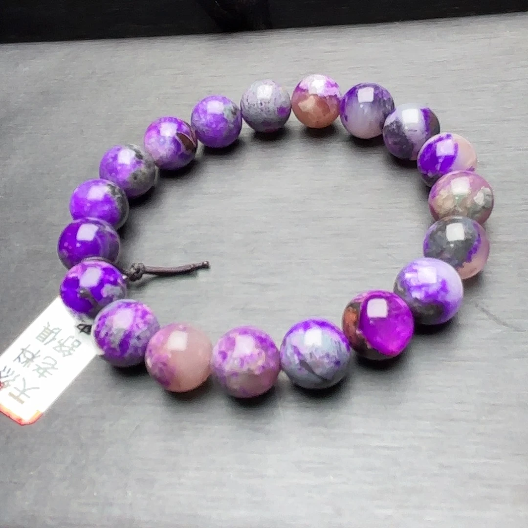 苏纪石（舒俱来）未镶嵌猪油冻飘花手串