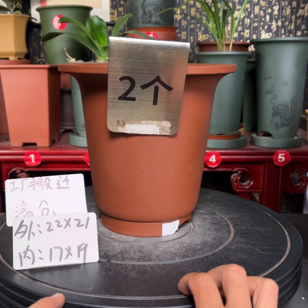 紫砂花盆紫砂花盆