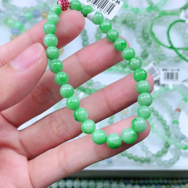 未镶嵌手链翡翠翡翠