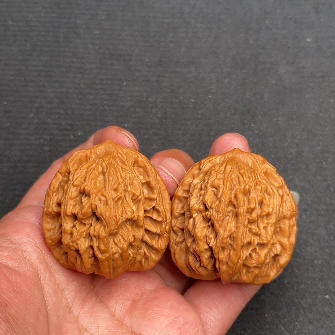 桃核把件40尺全品狼牙麦穗虎头A377