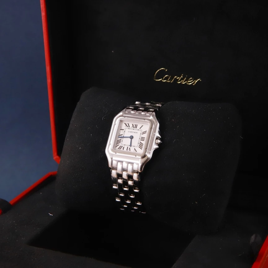 95新 Cartier/卡地亚 猎豹石英机芯女表/4981