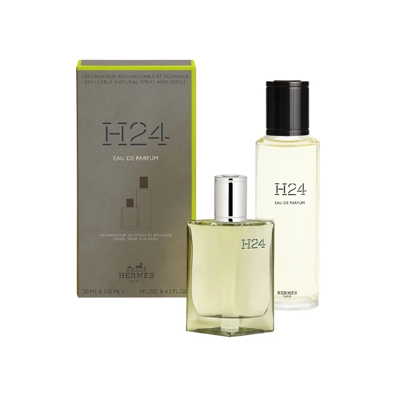 Hermes爱马仕律动H24淡香精EDP礼盒30ml+125ml补充装香水