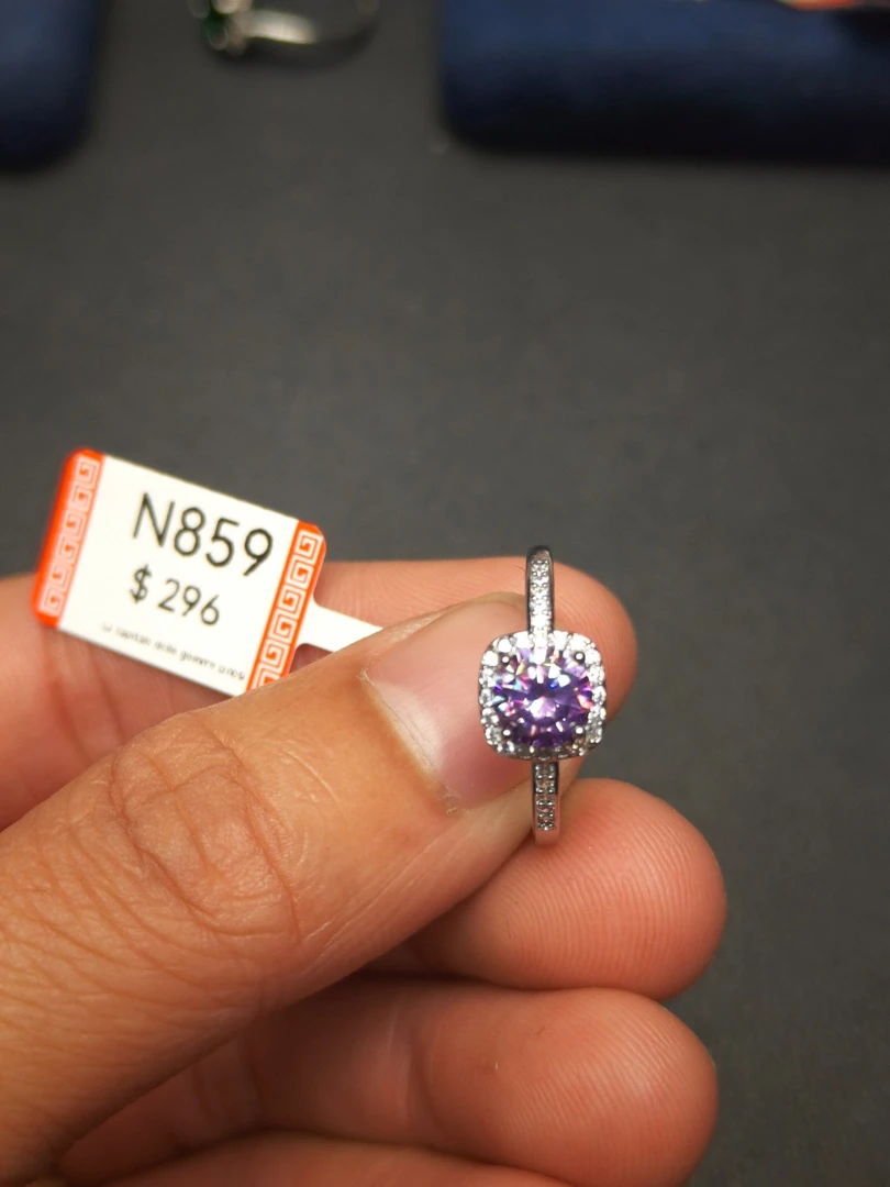 意大利 GD-奢华气质轻奢梦幻彩色腰佩戒指N859