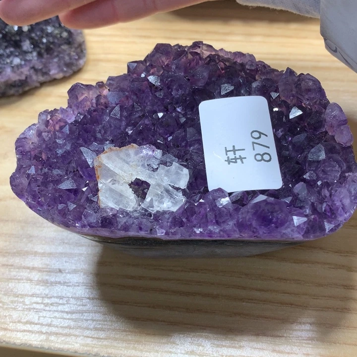 紫晶乌拉圭紫水晶摆件未镶嵌