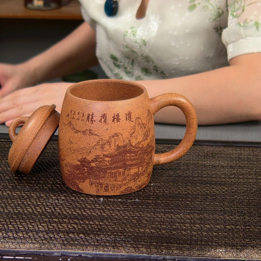 茶杯紫砂高货放漏