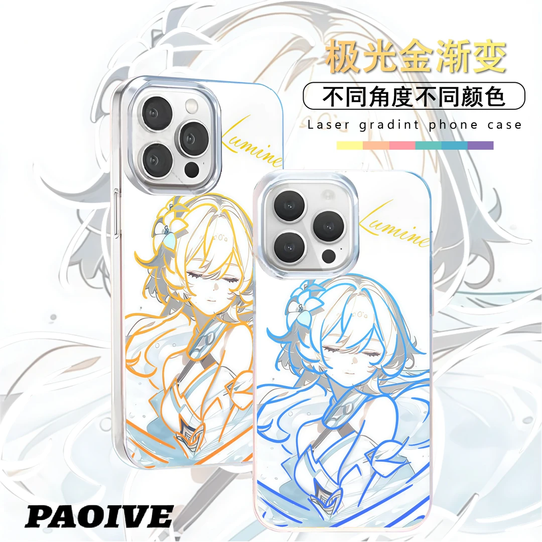 荧适用苹果华为vivo一加iPhone小米红米极光手机壳