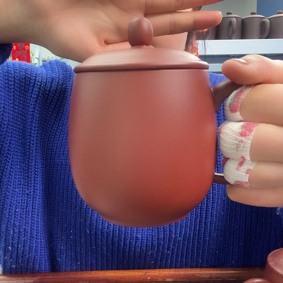 宜兴原矿紫砂全手工红龙