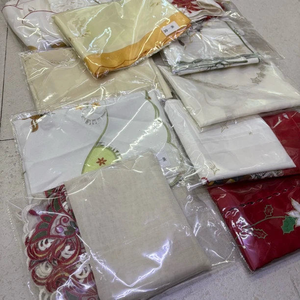 H1493 微瑕桌布 尺寸约80*80cm