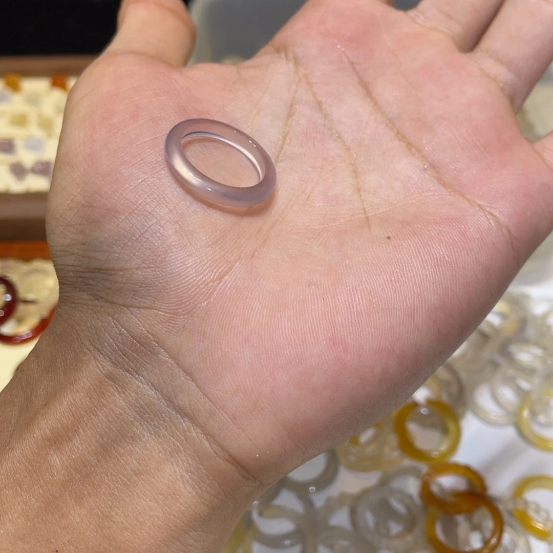 玛瑙/玉髓未镶嵌戒指33号港15