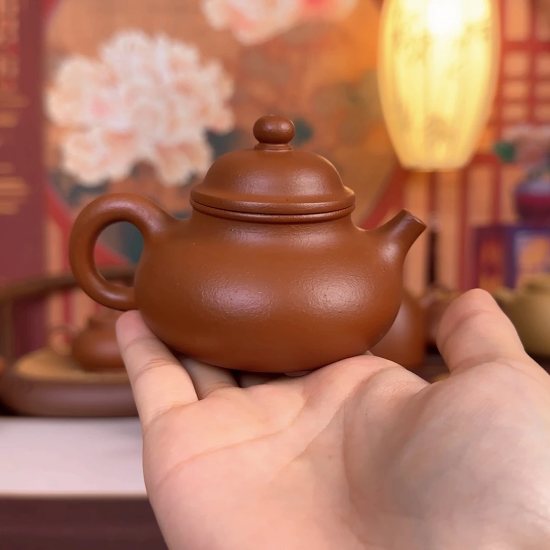 雨***虹紫砂茶壶新粉体验