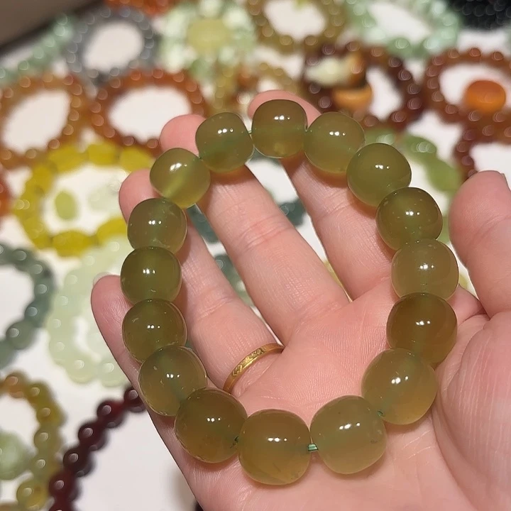 蛇纹石玉未镶嵌手串