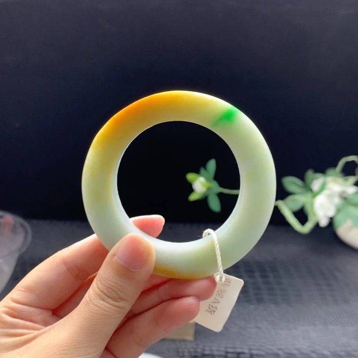 定制翡翠未镶嵌手镯翡翠手镯定制