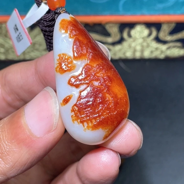和田玉未镶嵌颈饰J