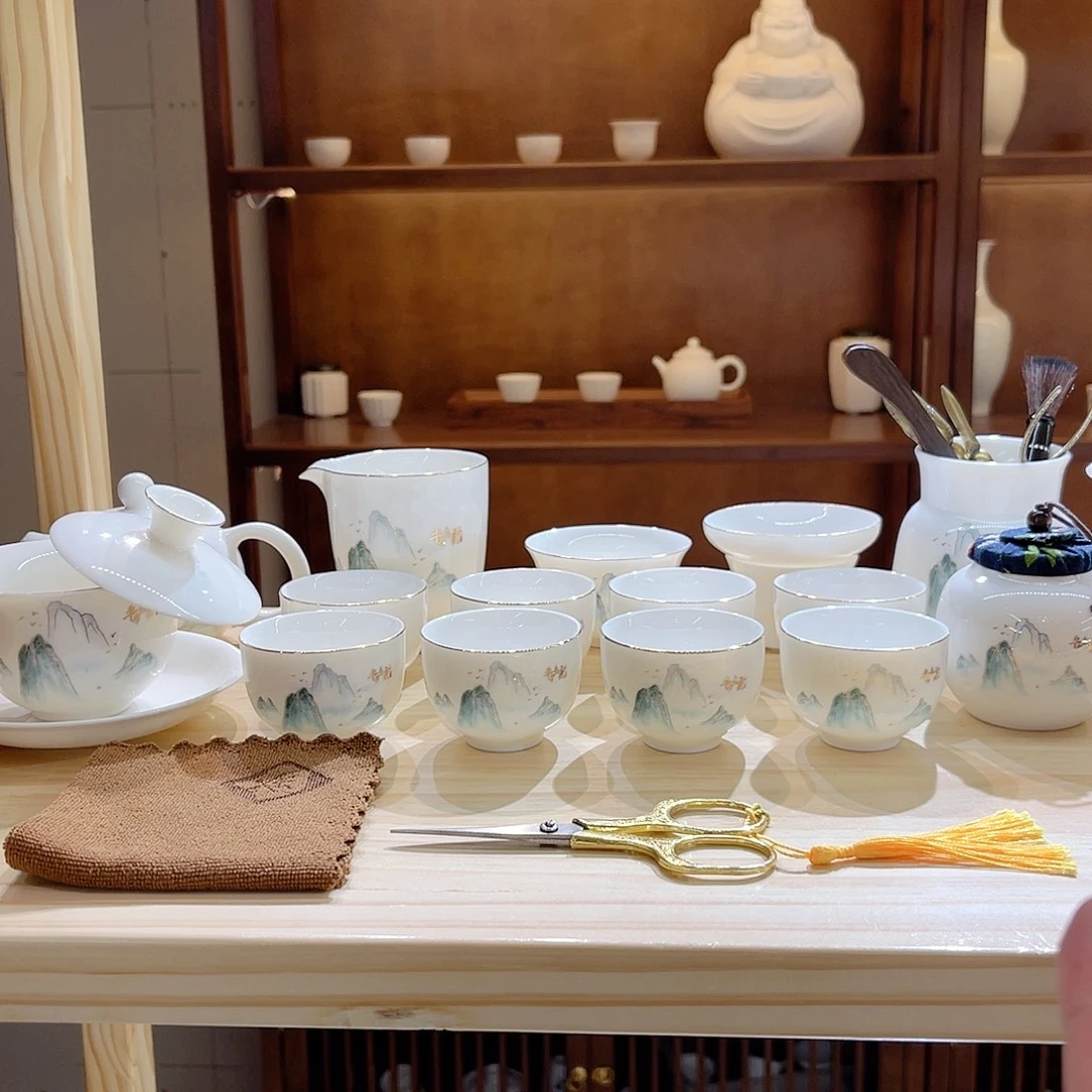 瓷片羊脂玉瓷羊脂玉瓷