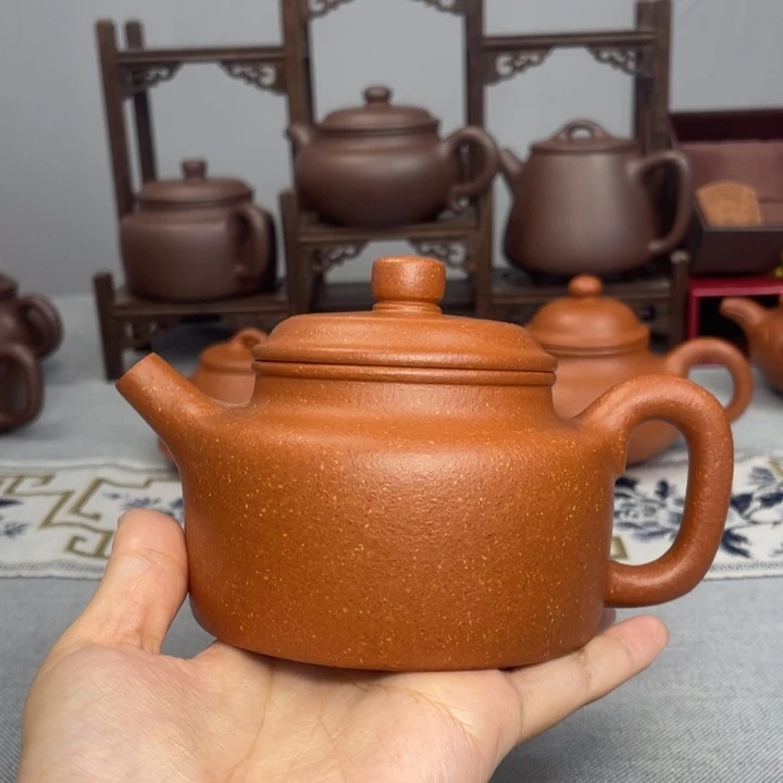 今***悔茶杯紫砂红降坡 精挑 德中