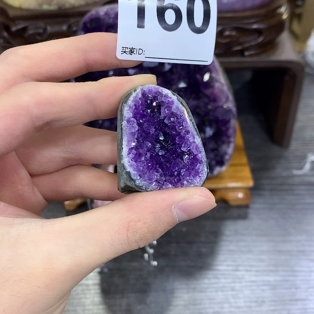 紫晶珠宝半成品未镶嵌160