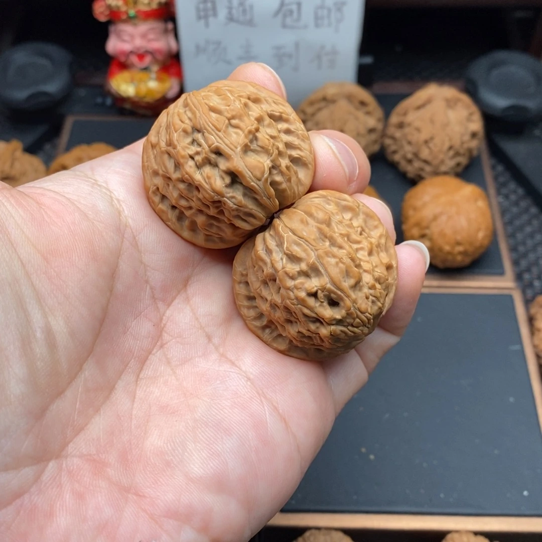 把件文玩核桃全品白茬山地磨38尺