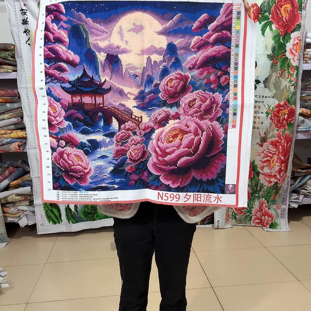 棉十字绣成品出售
