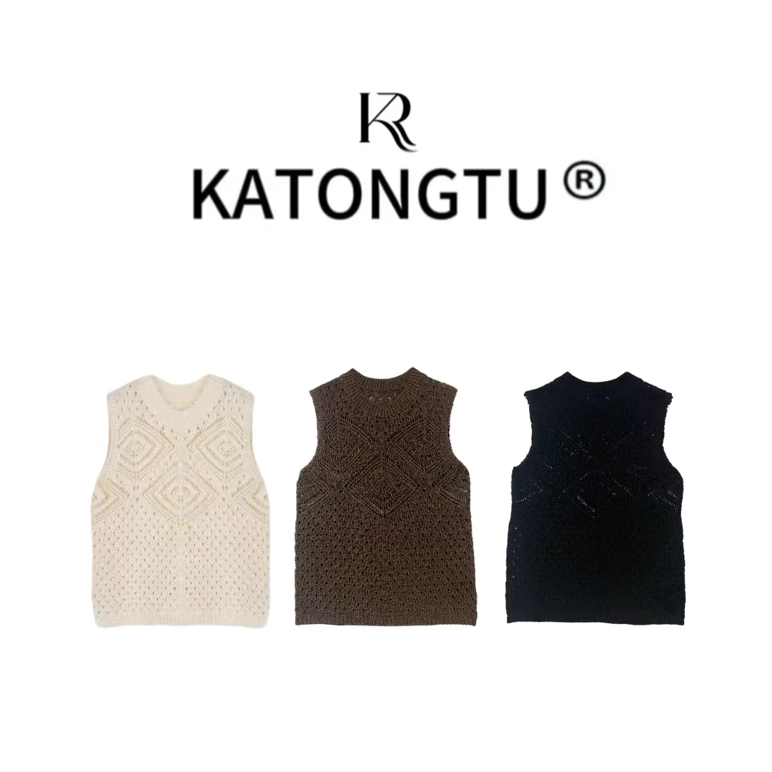 KATONGTU 【巴厘岛】春夏棉质高织混纺柔软亲肤针织背心 DM2503033