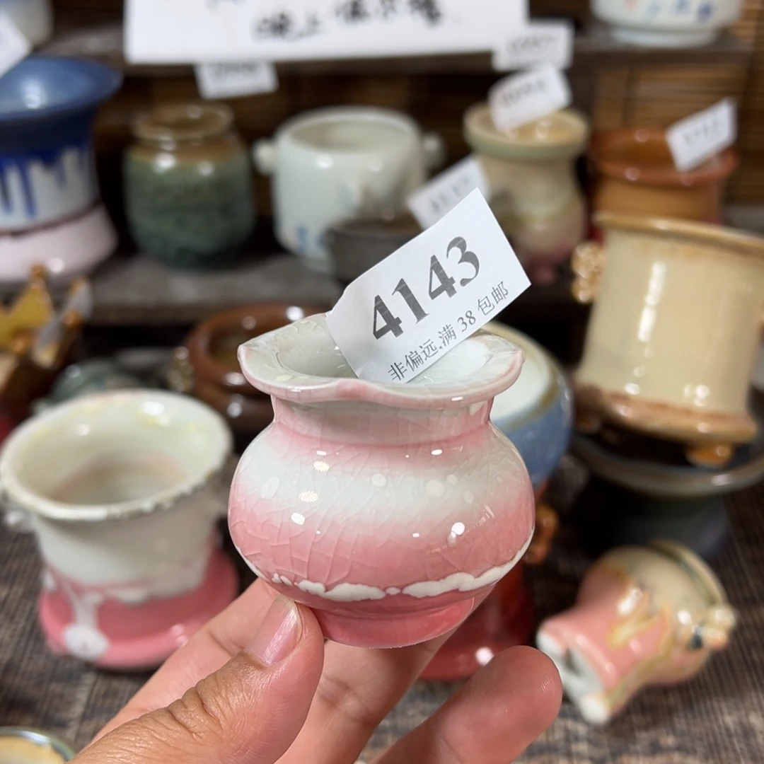 口3 手工花盆满30包邮