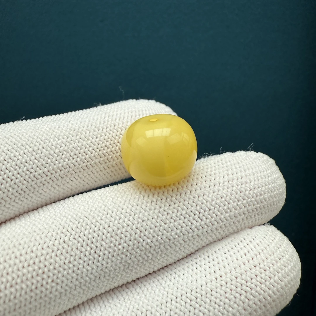 B9654天然原矿蜜蜡微瑕老型 14.7*12mm 支持复检 假一罚十
