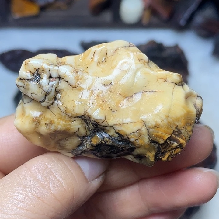 文***雯石材戈壁牧民美石原石