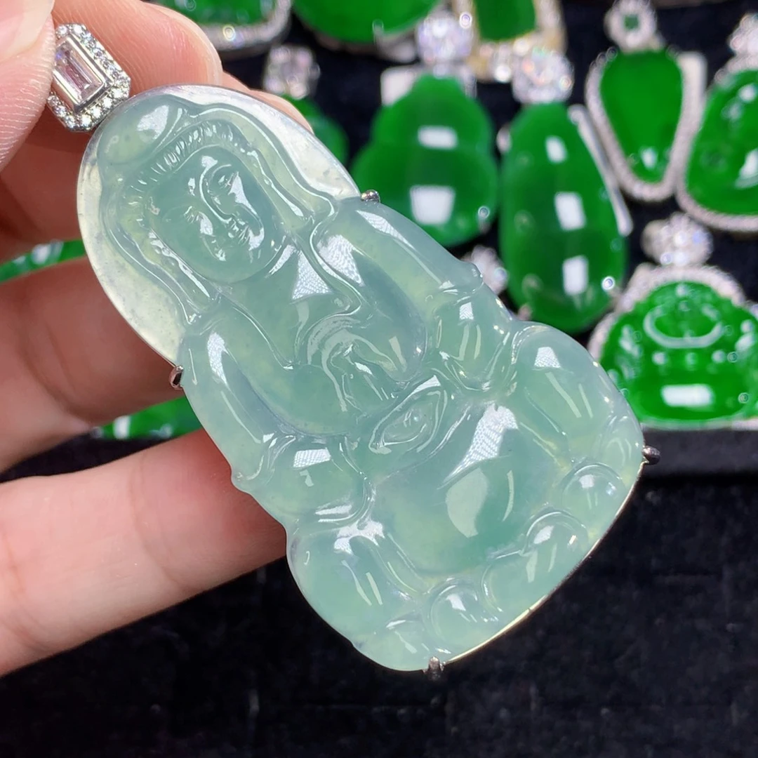 翡翠未镶嵌颈饰翡翠