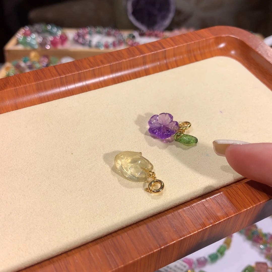 水晶多样性发货一件银S925镶嵌