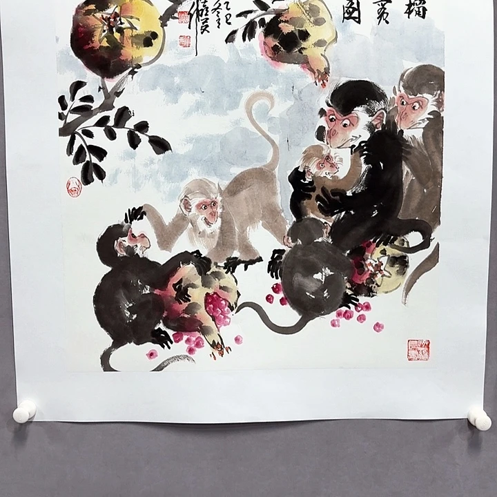 国画亲笔手绘放心去藏