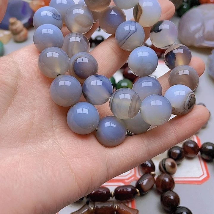 【闪购商品】玛瑙/玉髓珠宝半成品未镶嵌想****己