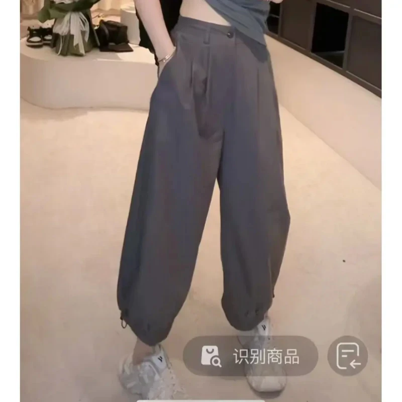 《姚家优麦汇》K6215夏款八分气球裤新款时尚休闲洋气百搭长裤女