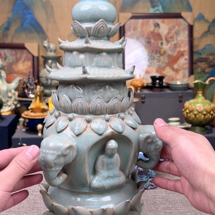 摆件瓷器正能量的