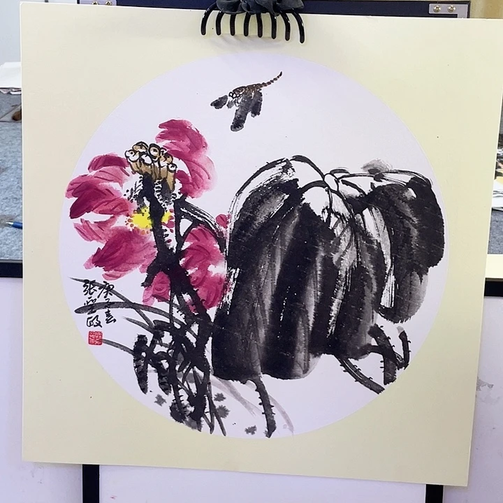 国画张圣敏先生纯手绘作品