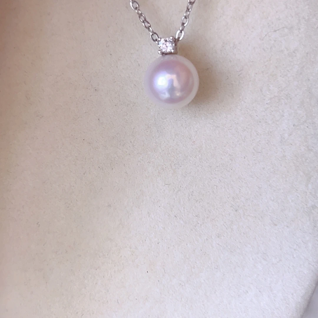 银S925镶嵌淡水珍珠珍珠