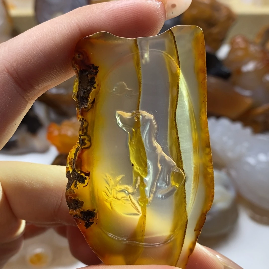 玛瑙/玉髓未镶嵌颈饰