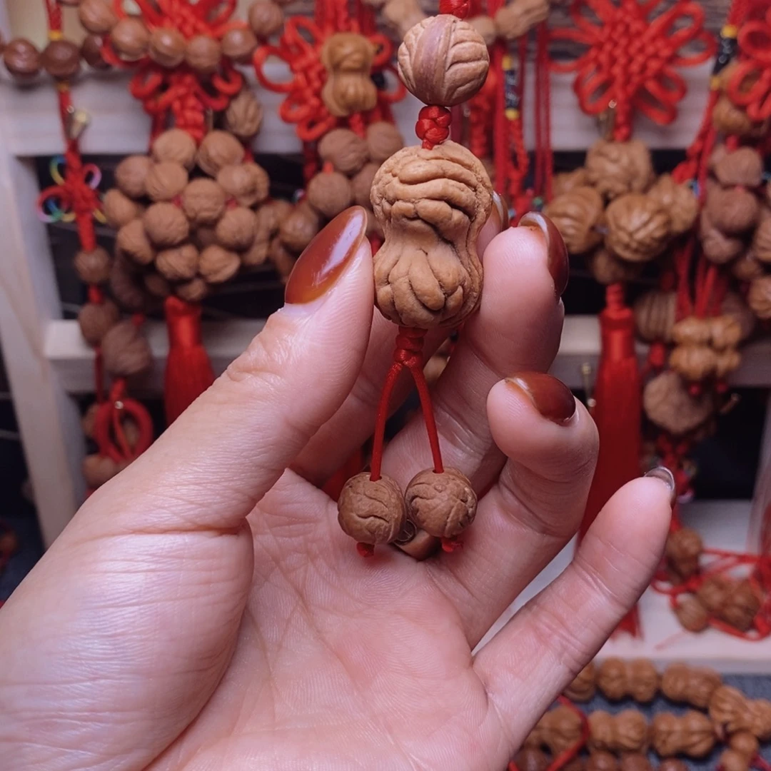 吊坠桃核龙纹桃枭