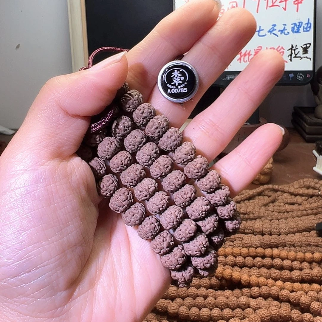 一***华金刚菩提手串刹车片勿里达老树王10MM108长串