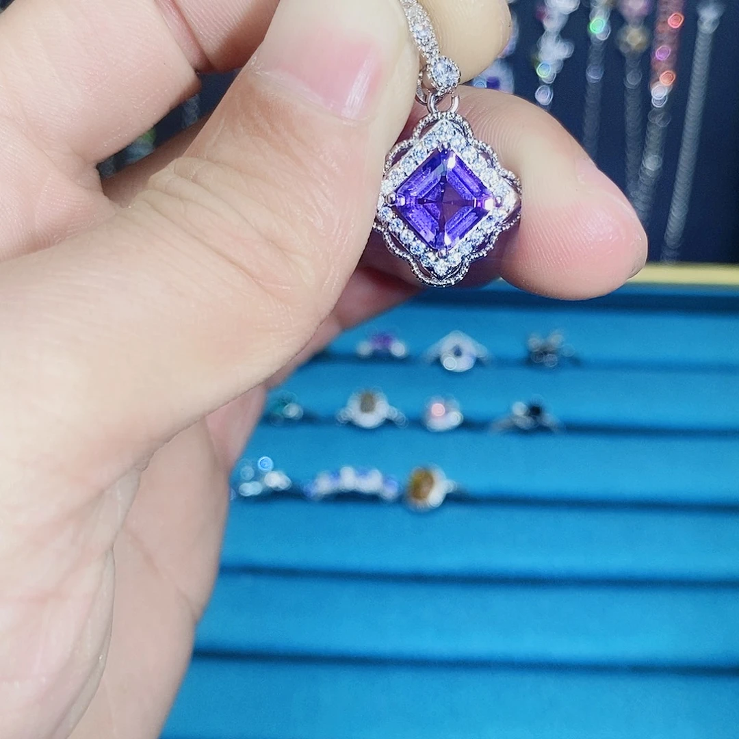紫晶珠宝半成品未镶嵌
