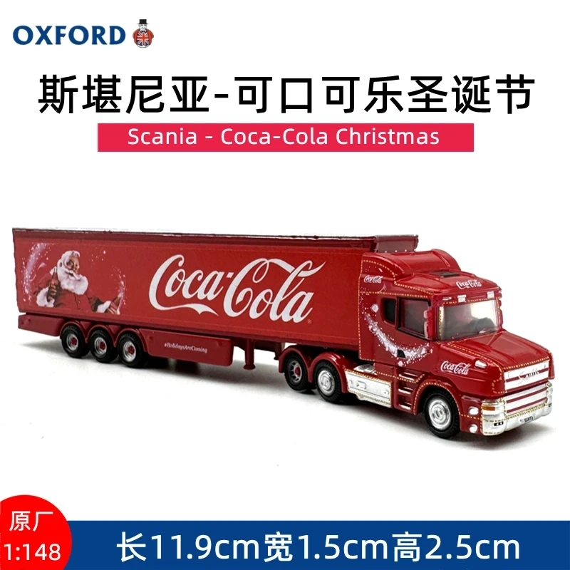 OXFORD斯堪尼亚可口可乐美式卡车模型仿真合金收藏摆件1:148N比例