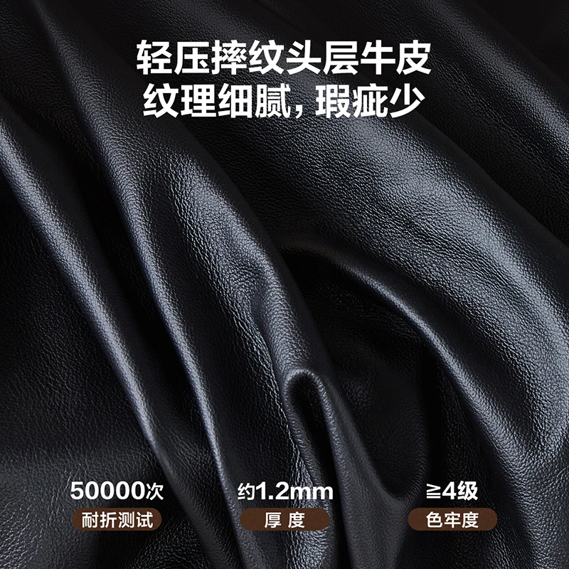 全友家居卧室包豪斯风复古深拉点皮床双人床皮艺床