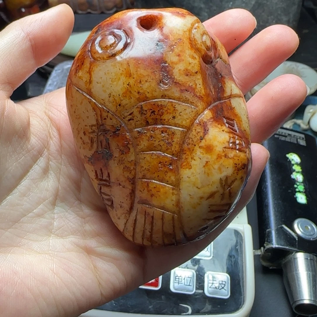 家***和田玉（糖玉）未镶嵌挂件