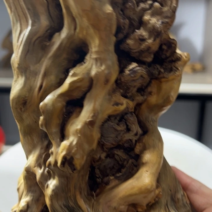 木石榴木榴疤茶桶笔筒