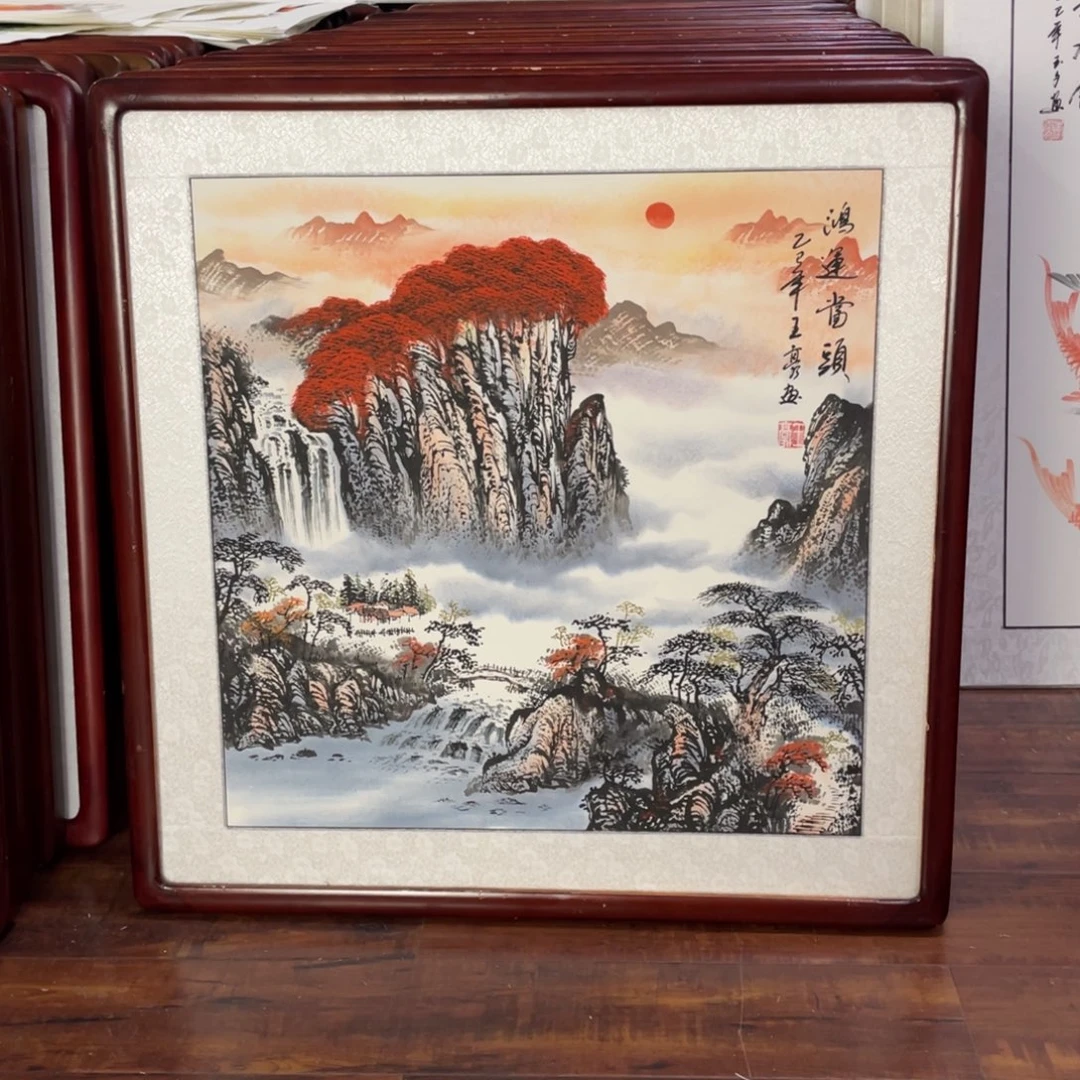 国画带框尺寸63*63厘米