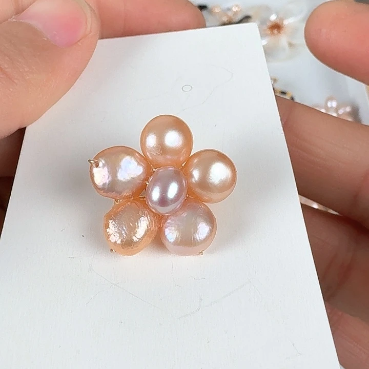 胸针淡水珍珠未镶嵌